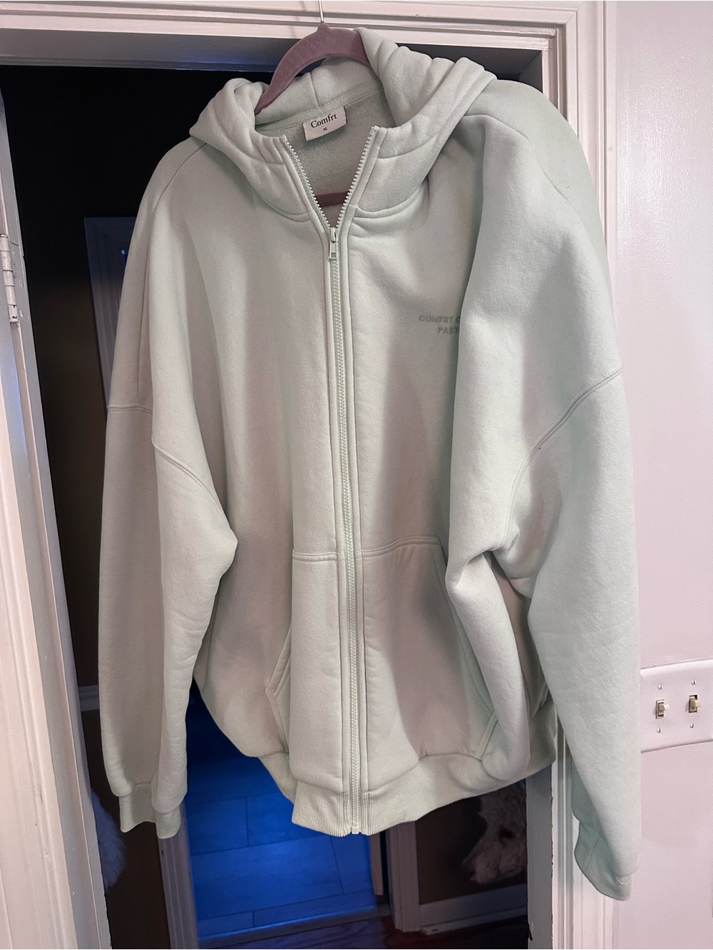 Comfrt Mint Zip-Up Hoodie Jacket - Women